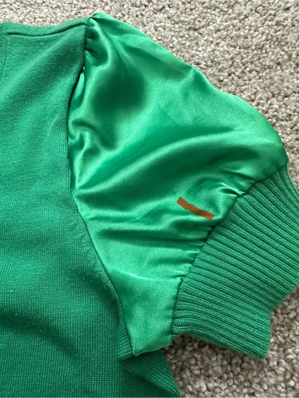 CATO Fashions Green Mixed Media Knit Top | Size M - Picture 7 of 8